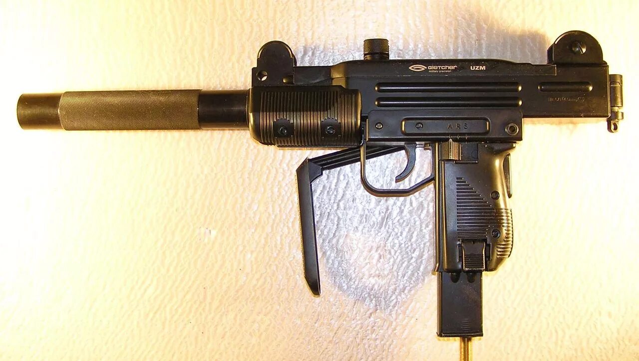 Узи черемушки. Gletcher Mini Uzi. Uzi Gletcher Uzm с глушителем. Mini Uzi прицел. УЗИ микро ПП пневматический.