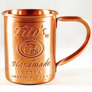 Tito's Vodka Moscow Mule Copper Mugs Gift Set of 4 eBay.