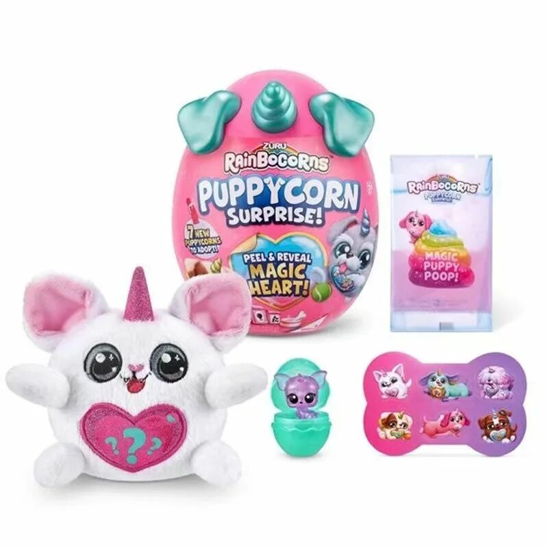 Игрушка сюрприз zuru. Rainbocorns Puppy-Corn игрушка. Игрушка Zuru Rainbocorns Bunnycorn. Rainbocorns Puppycorn.