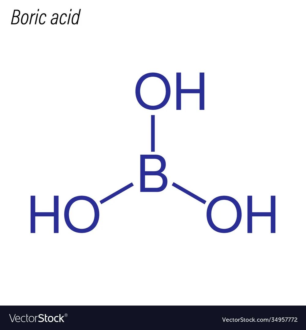 Борная кислота структурная формула. Молекула борной кислоты. Борная кислота формула химическая. Тетраборная кислота.