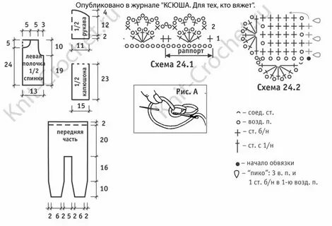 Комбинезон крючком схема описание