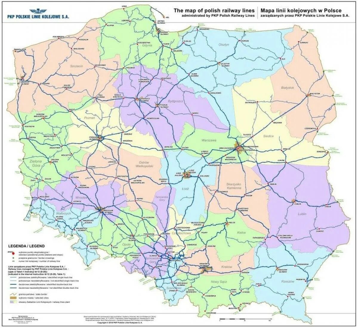 Railway map