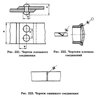 Паяное соединение на чертеже