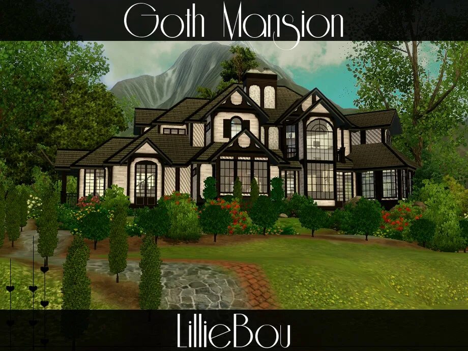 Дом сентябрь 2016. Sims 3 mansion. sims 3 gothic mansion. sims 4 готический дом. особняк симс 3 готика.