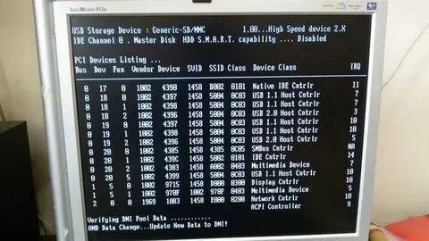 Device data error