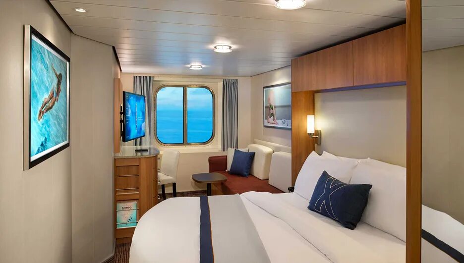 Как выглядит каюта. Celebrity equinox лайнер. crown princess лайнер каюта e415. каюта с окном &quot;ocean view stateroom. лайнер celebrity equinox интерьер.