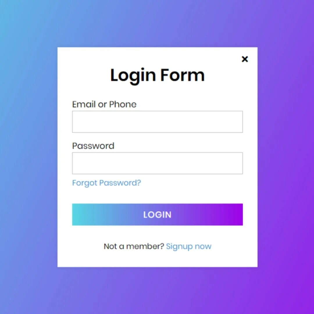 Popup script. Попап html. CSS login. Sign up form in html. Email form Modern.