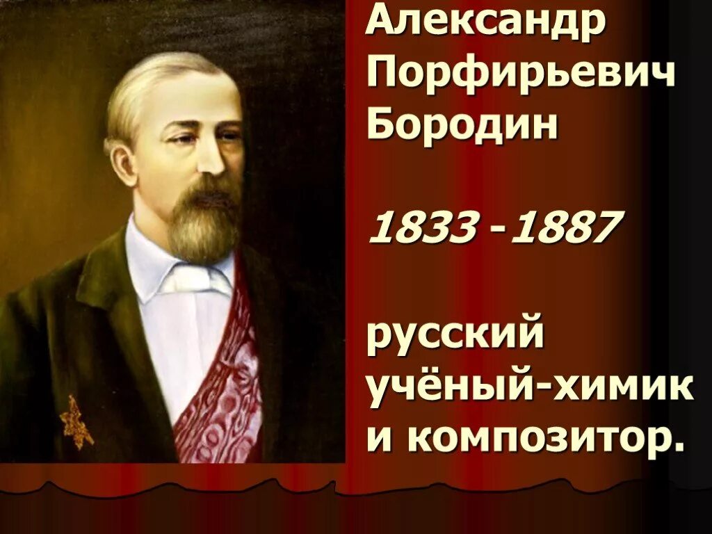 Произведение композитора бородина. А.П. Бородин (1833 – 1887). А П Бородин портрет.