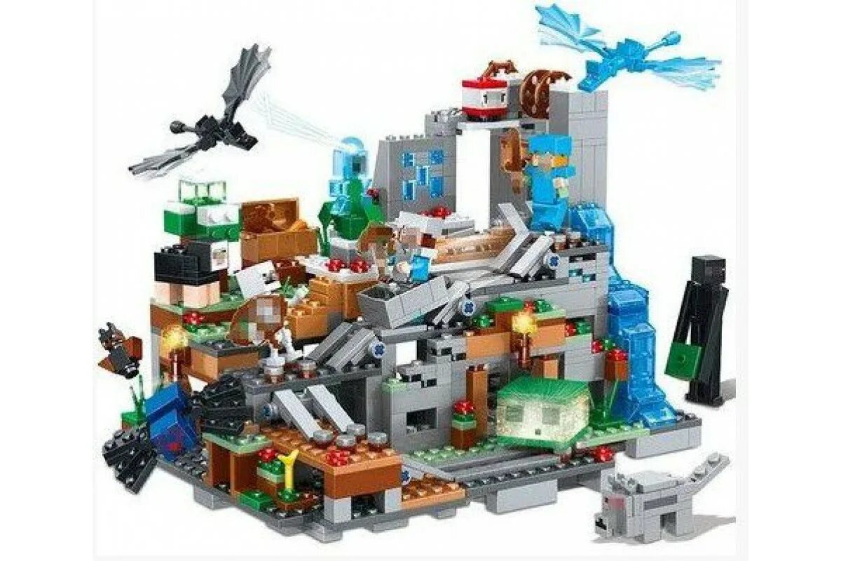 Лего майнкрафт горная пещера 21137. Лего лепин горная пещера. Майнкрафт горная пещера. Lego 21137. Майнкрафт горная пещера.