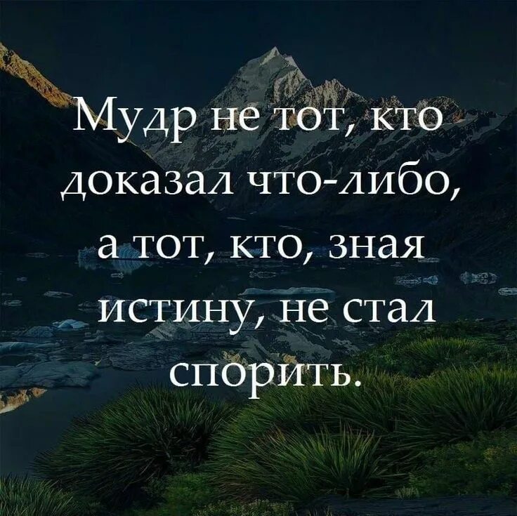 Мудр не тот кто доказал что-либо а тот кто зная истину стал спорить. Мудр не тот кто. Мудрые истины. Мудрые посты. Истинного со словами неверно что