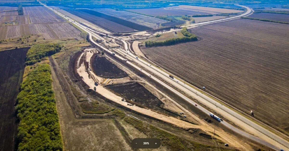 The section of the far western bypass of Krasnodar on the M-4 "Don" highway will