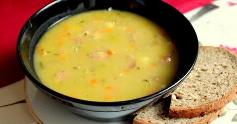 Гороховый суп с копченой куриной грудки