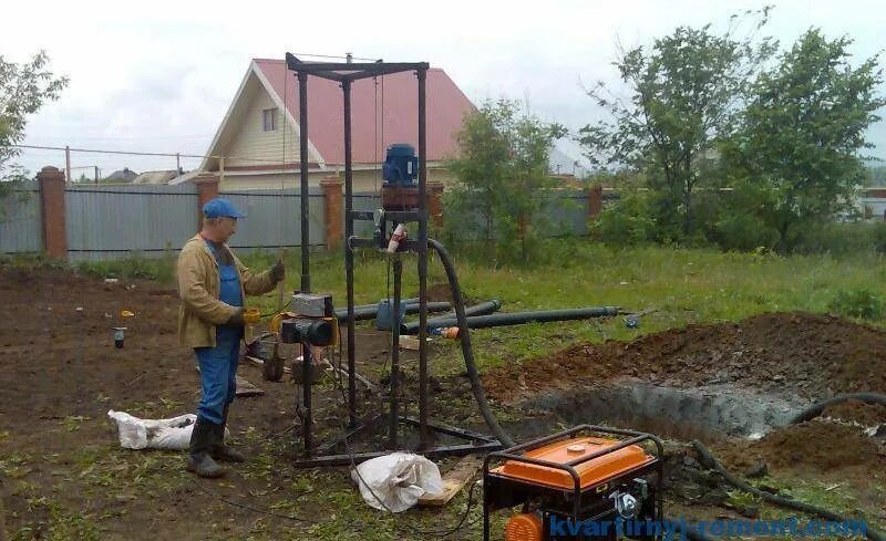 Как вручную пробурить