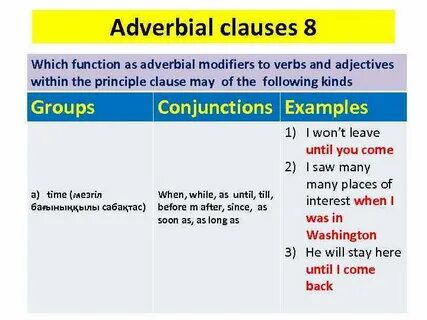 Adverbial modifier