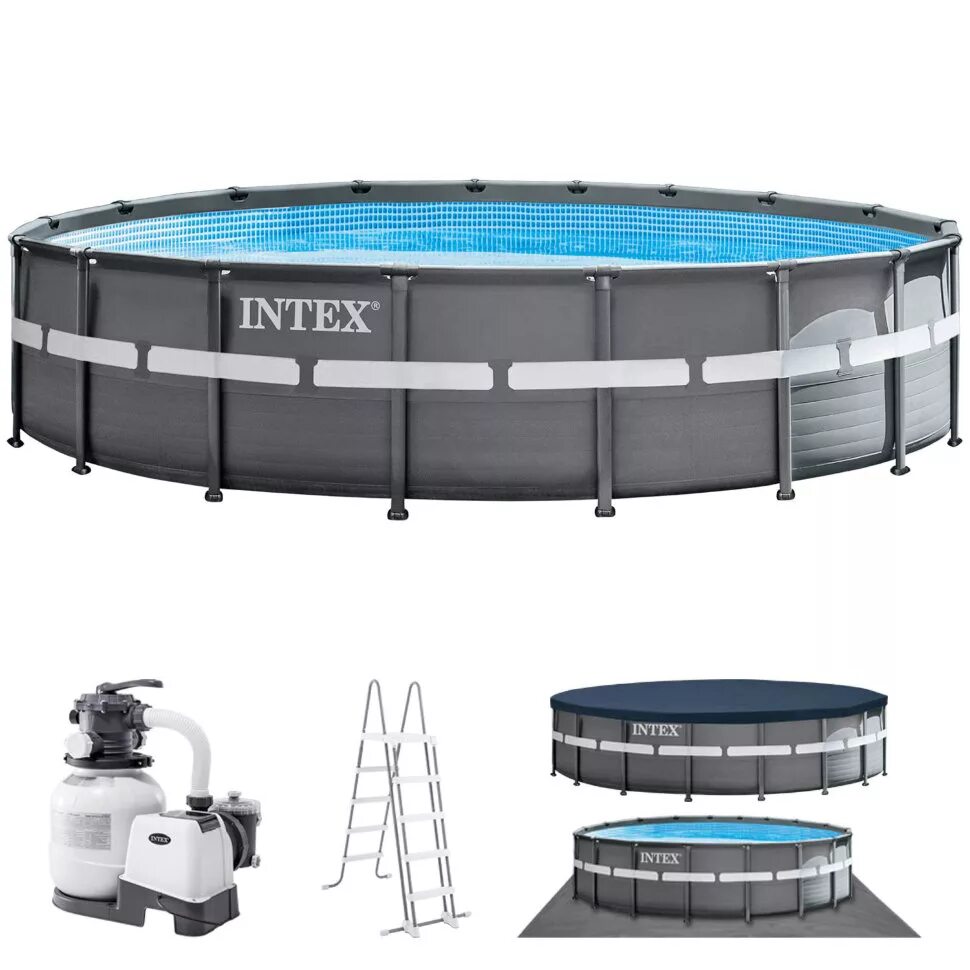 Бассейн intex ultra frame 549х132. Бассейн intex ultra xtr. бассейн intex ultra xtr frame 26330, 549х132 см. intex ultra xtr frame 26330. каркасный бассейн ultra frame 26326.