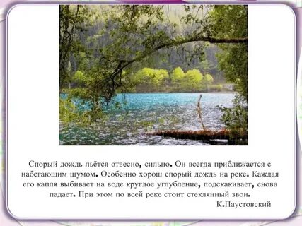 Спорый дождь