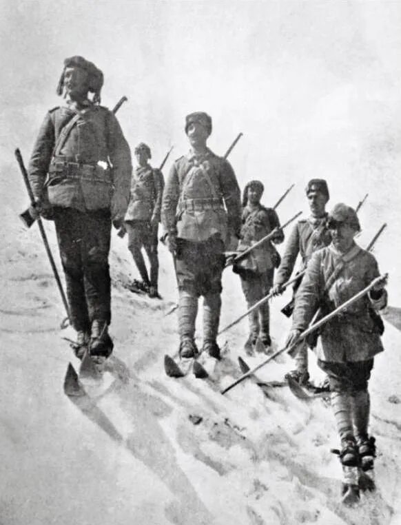 В ходе сарыкамышской операции