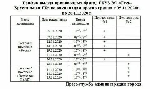 Автобус 6 гусь хрустальный расписание