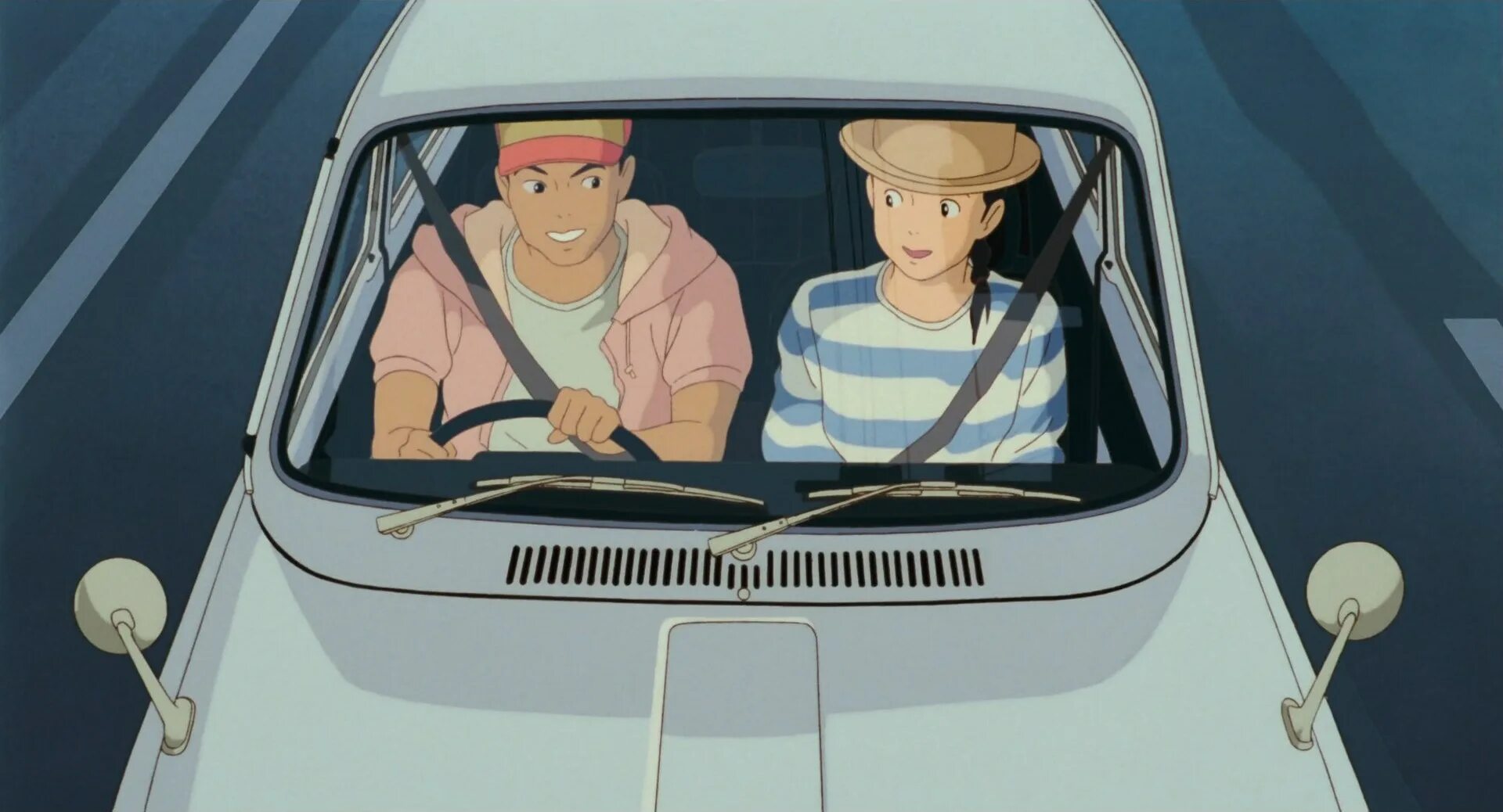 He is driving than me