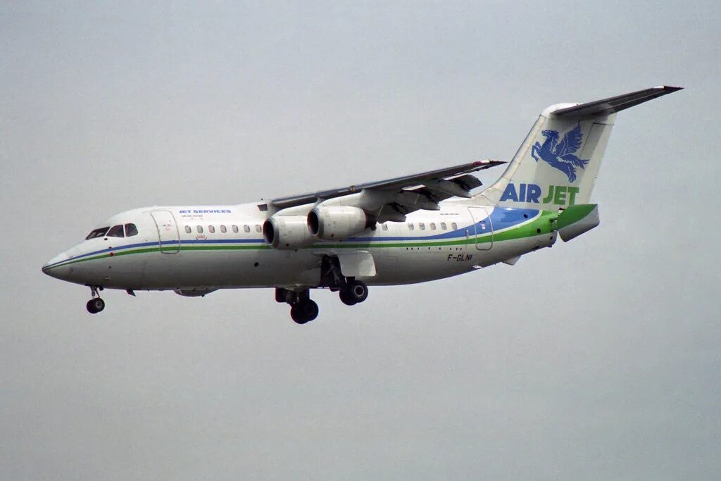 Aircraft Type(b462) Bae 146-200(QC). AIRJET AJ-101. Джет эйр