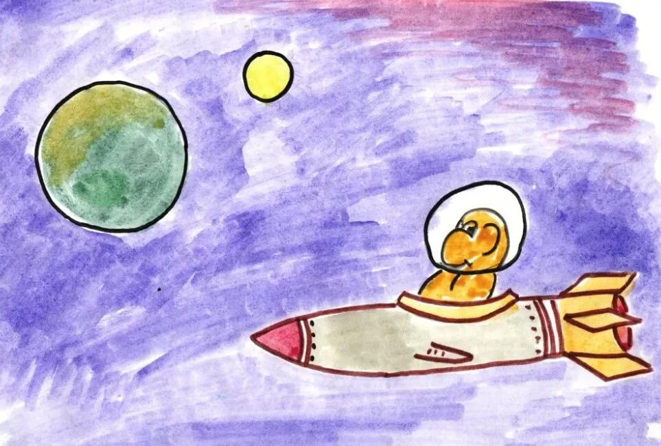 Детские рисунки ко дню космонавтики 2 класс. Рисунок ко дню космонавтики. день космонавтики рисунки для детей. детский рисунок ко дню космонавтики. рисунок ко дню космонавти.