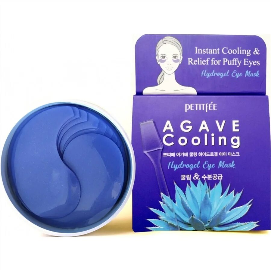 Патчи hydrogel eye. Набор патчей д/век гидрогел. агава agave cooling hydrogel eye mask, 60 шт. патчи с агавой петитфи. &quot;petitfee agave cooling hydrogel eye mask 60 шт&quot;. патчи petitfee 60шт экстракт агавы.