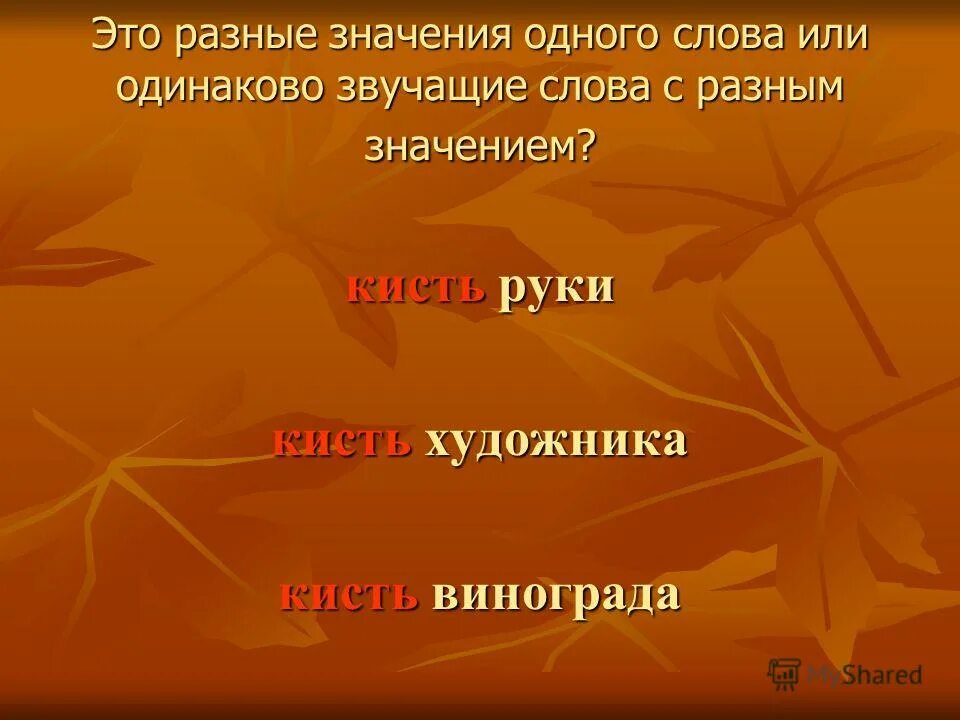 Похоже звучащее слово. Слово одно а значения разные. Слова с разными значениями. Значение слова кисть. Разные значения слова культура.