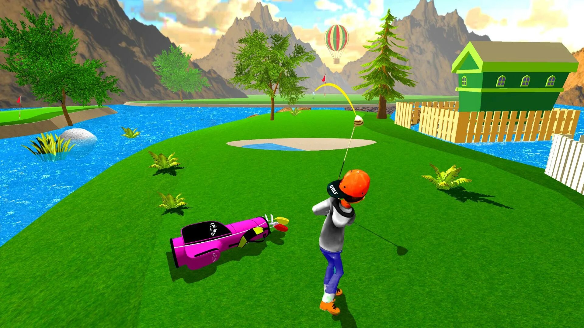 Просто гольф игра. Гольф игра. Golf around!, игра,. Игра гольф планете с решением.