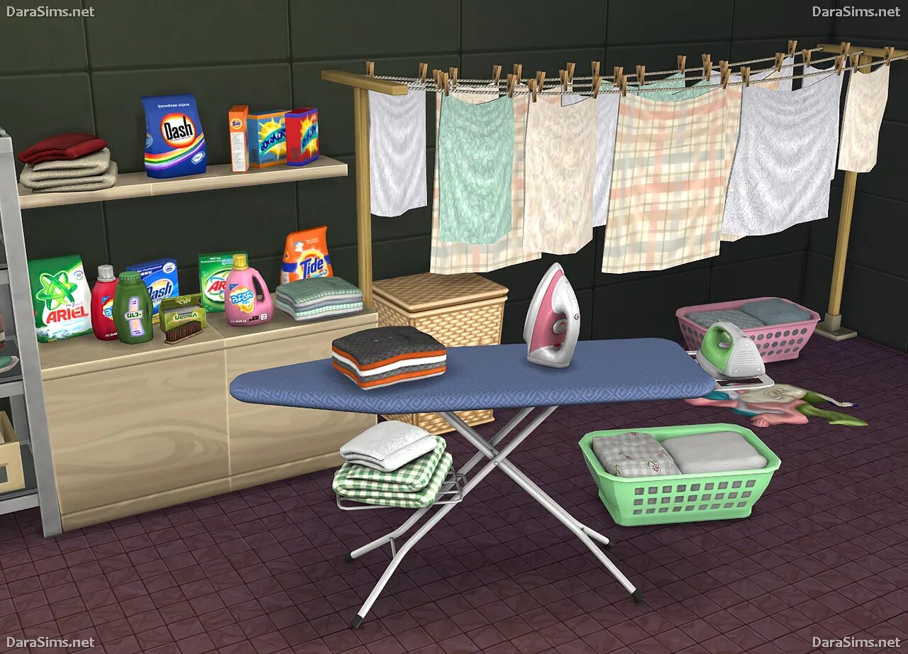 SIMS 4 Decor. Гладильная доска симс 4. SIMS 4 cc декор Прачечная. Laundry_Set симс 3. Мод на предметы в симс 4