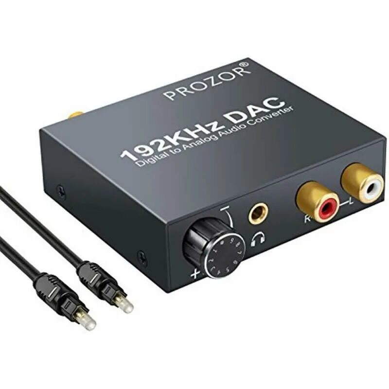 Optical Audio Toslink Coaxial. Digital Optical Audio Cable to 3.5 Converter. Prozor 192 КГЦ DAC. Конвертер Digital to Analog Audio 3.5.