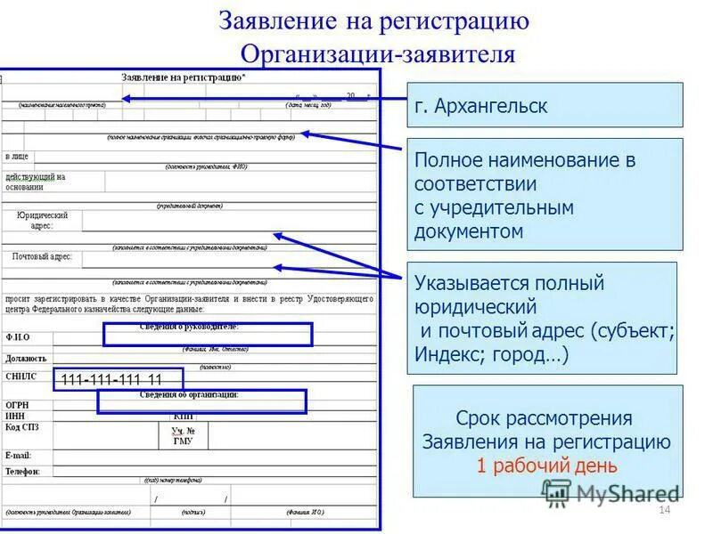 Субъектам федерации с заявлением о