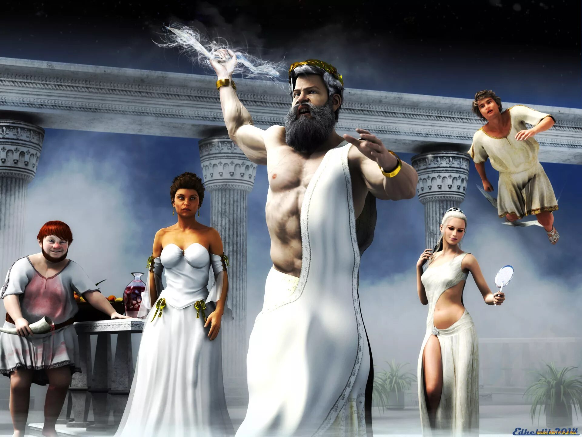 Игра боги Олимпа Афродита. Антонио Веррио боги Олимпа. Зевс Бог древней Греции.