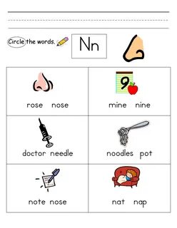 Letter n words