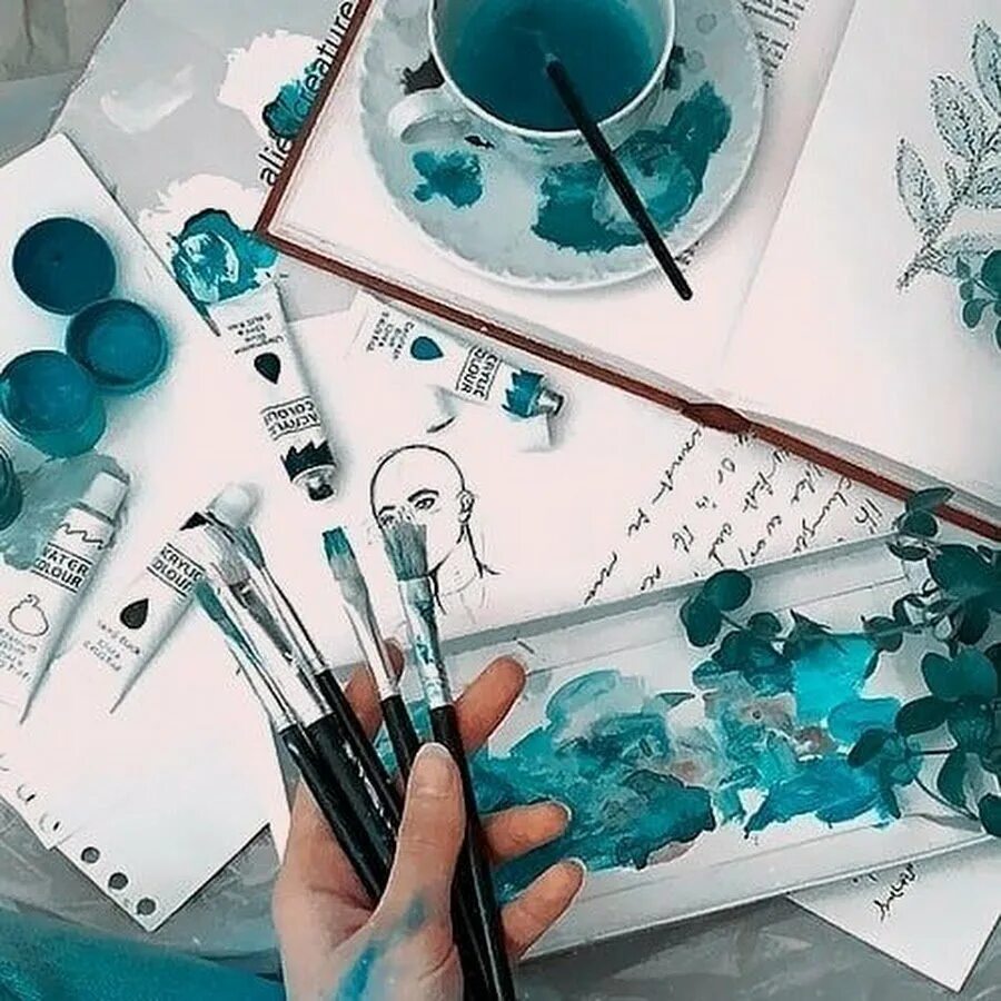 Рисование эстетика. Эстетика художника пинтерест. рисование хобби эстетика. голубая эстетика художника.