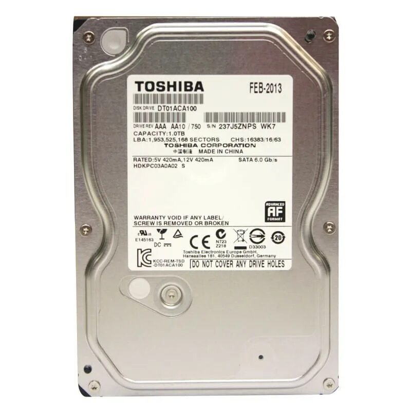 Жесткий диск Toshiba dt01aca100. Жесткий диск Toshiba 1 ТБ dt01aca100. HDD Toshiba 1tb. Жесткий диск Toshiba 1tb 7200rpm 32mb. Объем диска 5.25