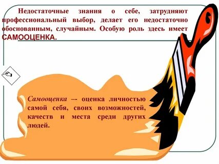 Роль самооценки в выборе профессии