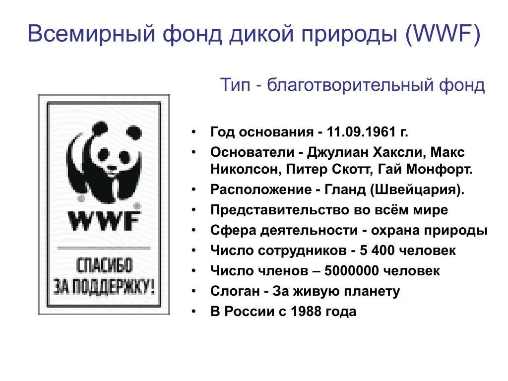 The world wildlife fund is an organization. Всемирный фонд дикой природы WWF сообщение. Всемирный фонд дикой природы структура организации. Цели и задачи Всемирного фонда дикой природы в России. Всемирный фонд дикой природы доклад.