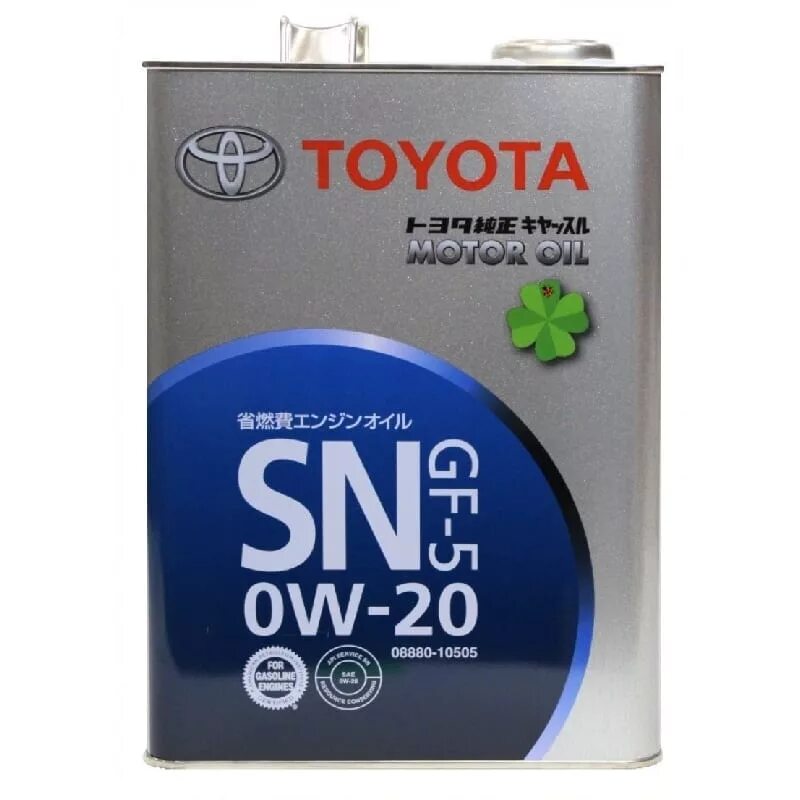 Тойота 0 20. Toyota SN 0w20. Toyota SAE 0w-20. Toyota 0w20 4л. Toyota SN gf-5 0w-20 4л.