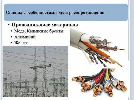 Проводниковые материалы алюминий