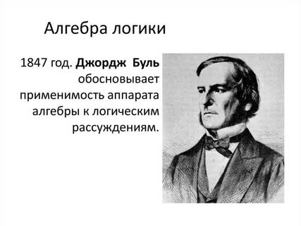 Разработал алгебру логики