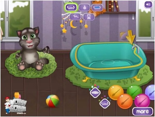 Игра том ухаживать. Baby talking Tom. Котик том игра. Игра ухаживание за котом. Говорящий том малыш.