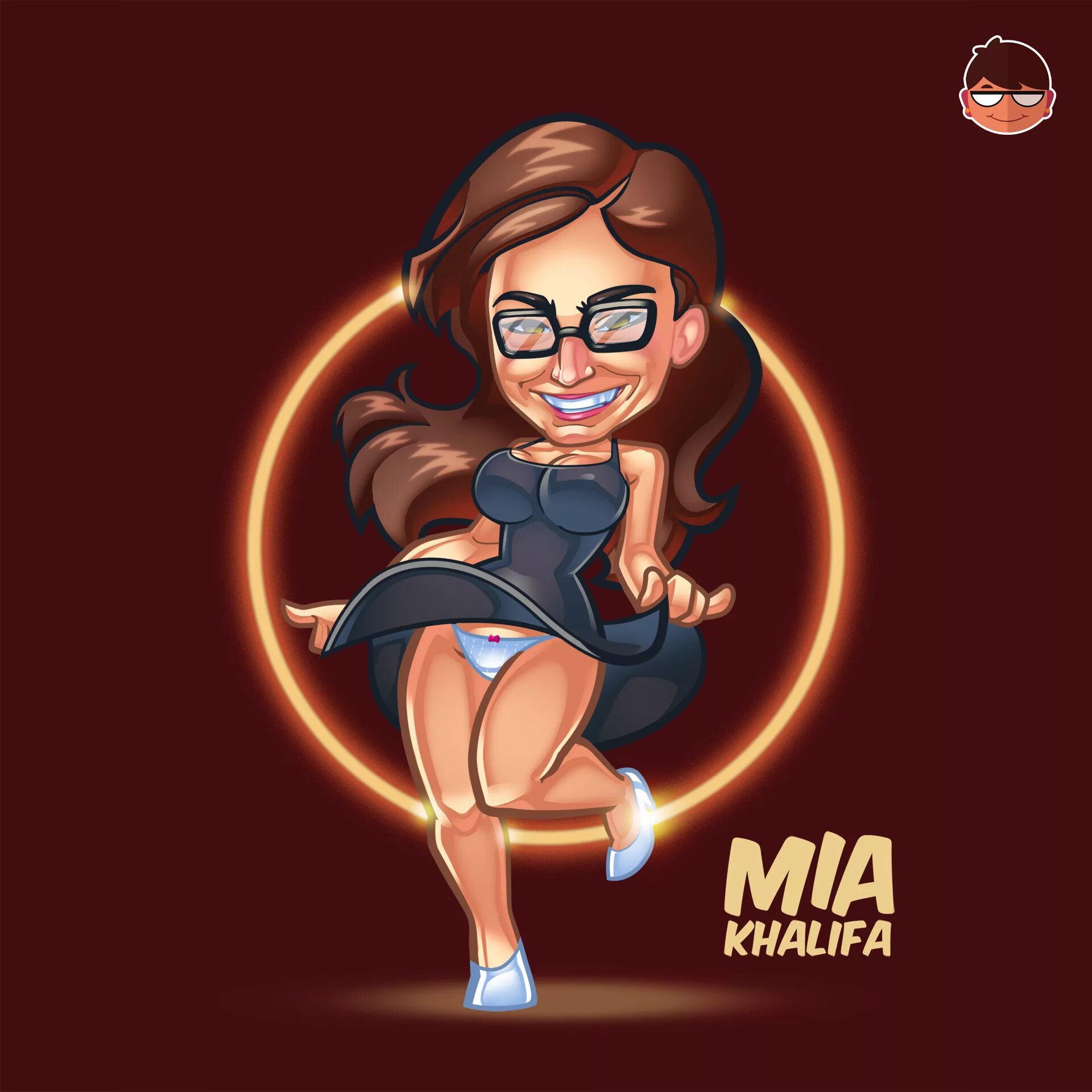 Mia fan. Калифа арты. Mia khalifa обои. Миа Халифа фан арты.