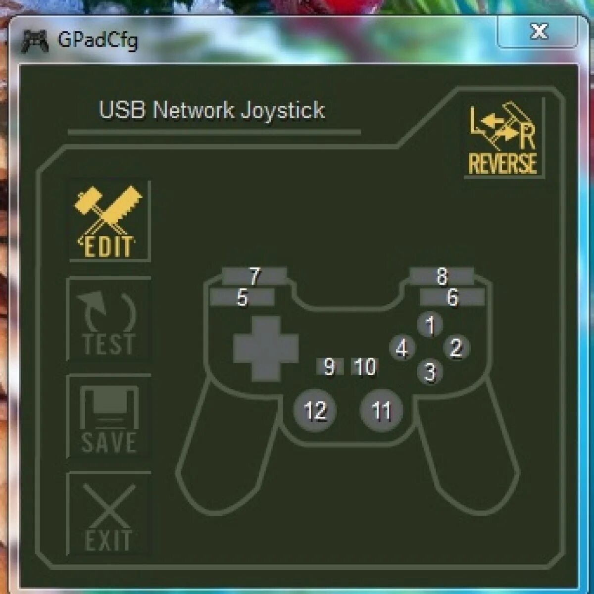 Usb network joystick