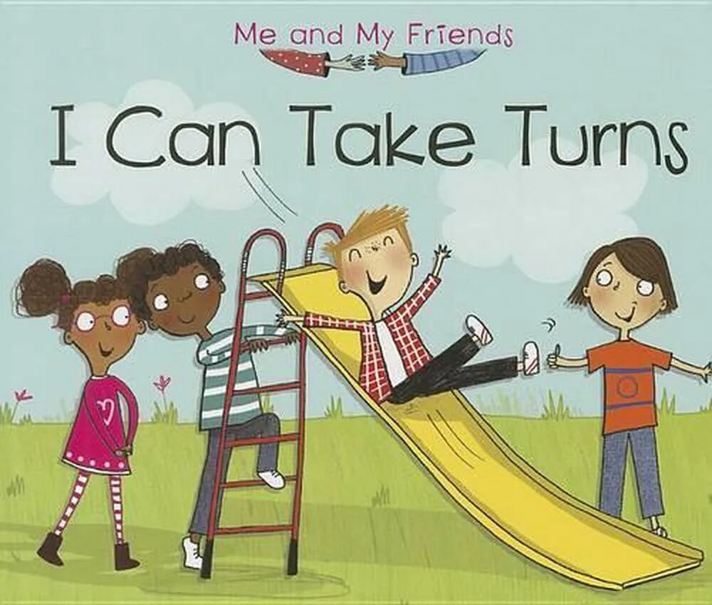 I take a turn. Take turns. to take turns. take turning. taking turns.