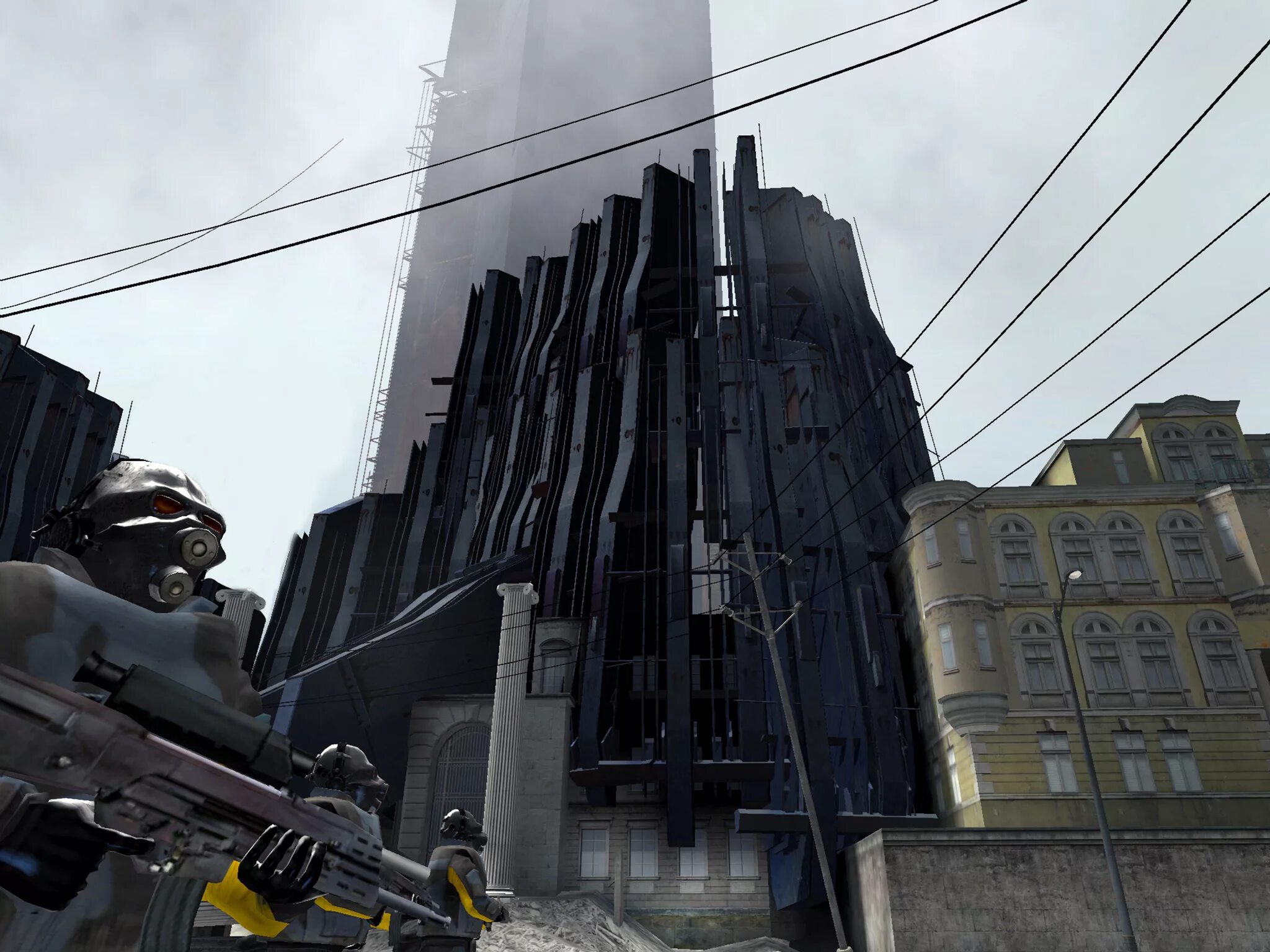 Half life 2 обзор. Цитадель альянса half life 2. цитадель из half life 2. цитадель из half life 2 beta. комбайны half life 2 цитадель.