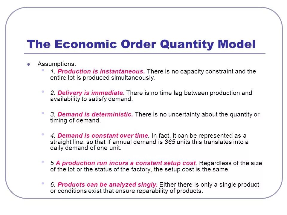Ordering quantity. Модель economic ordering Quantity. Economic order Quantity. Ordering Quantity что это. Deterministic model.