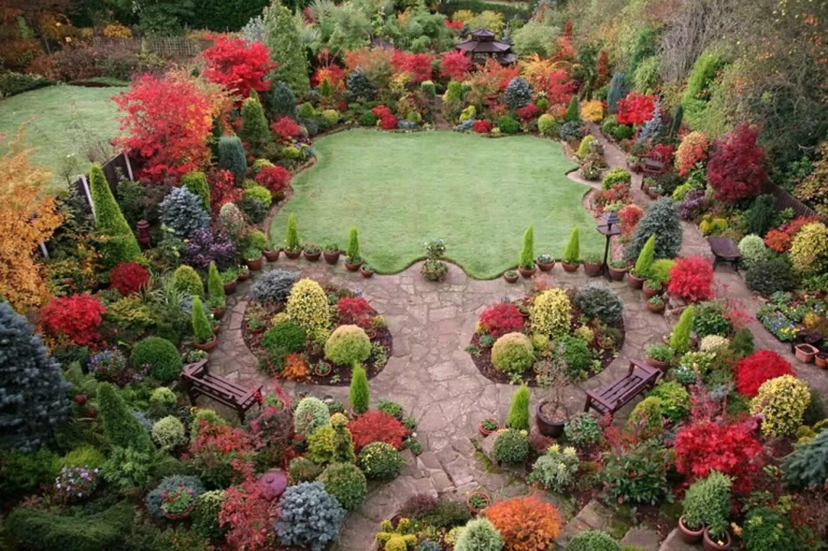 Ландшафтный сад в Англии Бель шото. Сады ампира. Легендарный сад