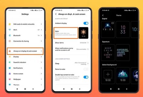 Always on xiaomi