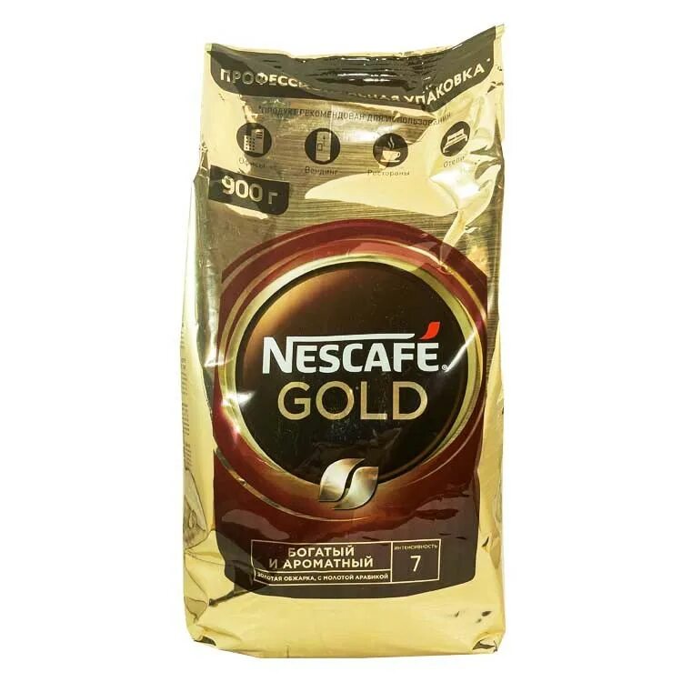 Кофе растворимый nescafe gold 900