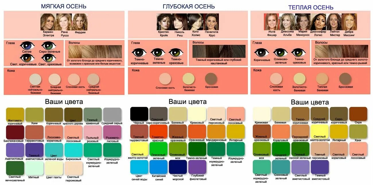 Неконтрастная зима цветотип палитра. Теплая осень цветотип палитра. Какой цвет подходит к коричневым волосам. Какой цвет подходит к коричневым волосам. Пенелопа крус цветотип внешности.
